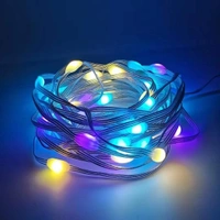 5MTR - 5V Smart APP Control LED String Light 5M RGBIC LED Holiday Christmas Lighting Smart LED Strip Light with bluetooth control