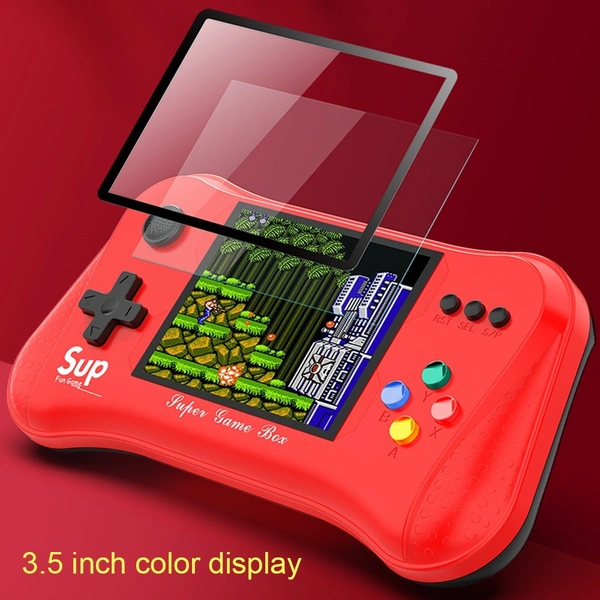 AD-169 3.5 Inch Color Display Retro Mini Handheld Video Game Console | 500 in 1 Built-in Games for Kids | Portable Game Player
