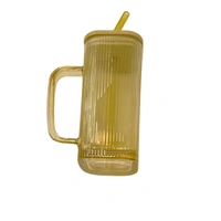 Healthy Water Drinking Glass Cup with Handle