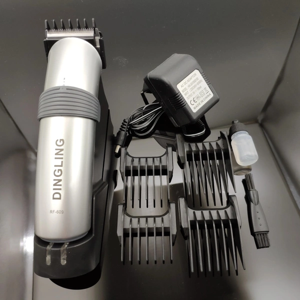Dingling RF-609 Rechargeable Hair Trimmer for men | Professional With Charging Stand 8 Hours Charging Time 220V 50Hz