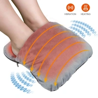 Winter USB Electric Foot Warmer & Massage Heating Pad - Soft Flannel Foot Heater