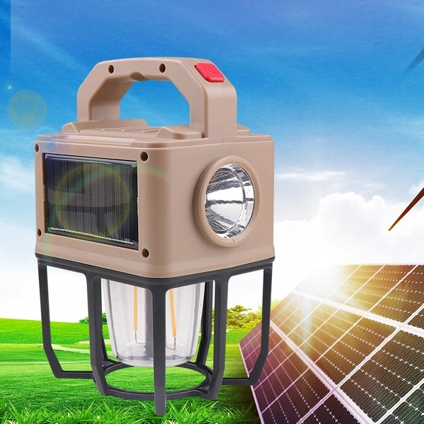 NY-9802A Solar Camping Lantern Rechargeable Lantern 2400mAh Power Bank