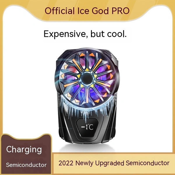 Mobile Phone Cooling Fan SL02 | Semiconductor Portable Radiator for Gaming | Wireless Smartphone Cooler mobile fan cooler pubg pub g