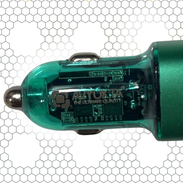 AVYUKTA 110W Car Charger with PD 30W and QC 4.0 Quick Charge | Super Fast Dual Port Car Adapter