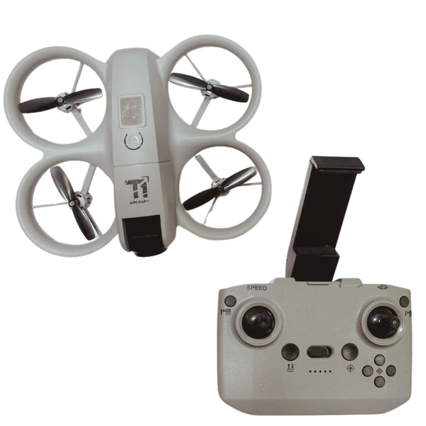 T1 Aircraft Mini Drone with Aerial Camera | Gesture Control, LED Lights, Altitude Hold & App Control