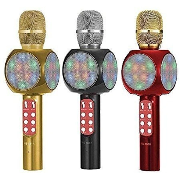 Figta WS-1816 Wireless Bluetooth Karaoke Microphone Speaker Player Home KTV for Phone