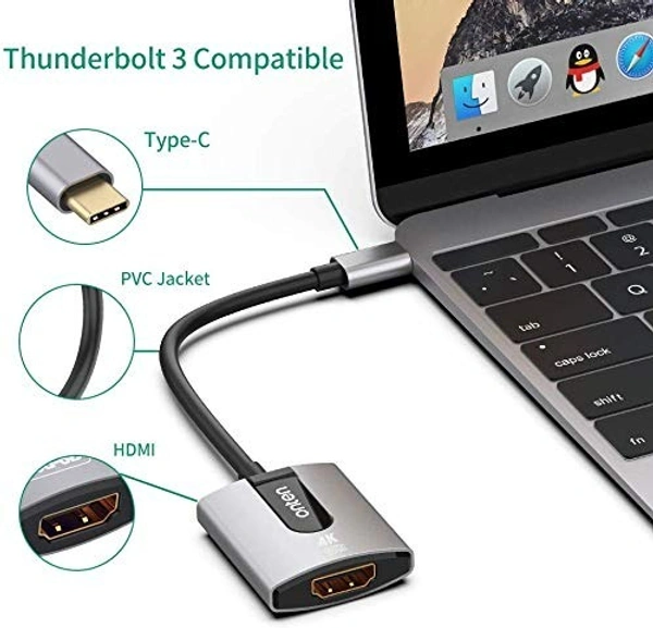 USB-C to 4K HDMI Adapter | Ultra HD Display Converter for Windows, Mac, Linux, Android & More