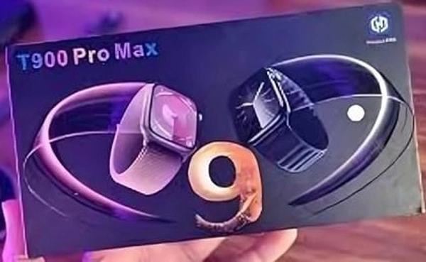 T900 Pro Max Smartwatch: 45mm HD Display, BT Calling, Wireless Charging, Sports & Health Series 9