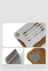 Aluminum Portable 360° Rotating Laptop & Tablet Stand – Adjustable & Foldable