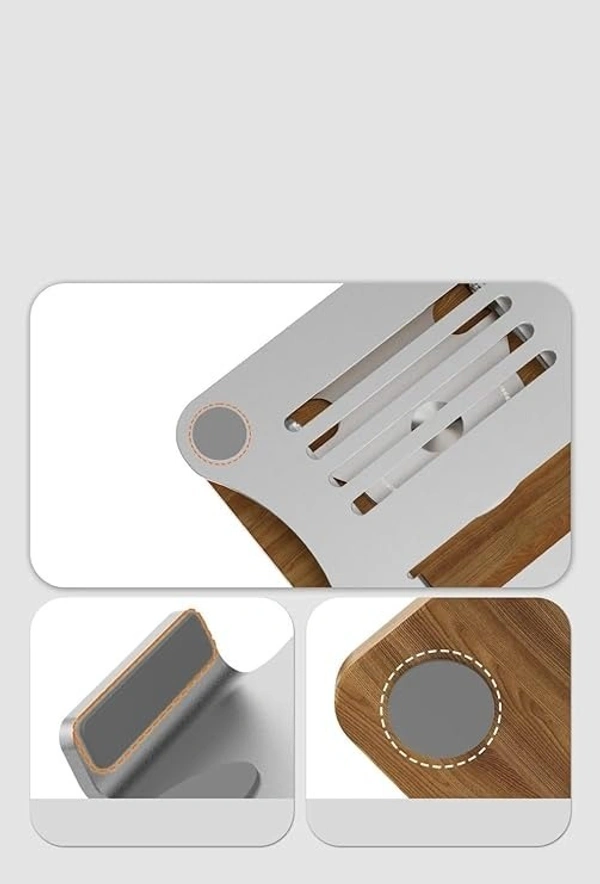 Aluminum Portable 360° Rotating Laptop & Tablet Stand – Adjustable & Foldable