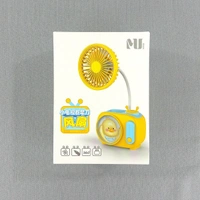 CUTE ANIMAL CARTOON STAND MINI FAN WITH PENCIL SHARPENER 352A