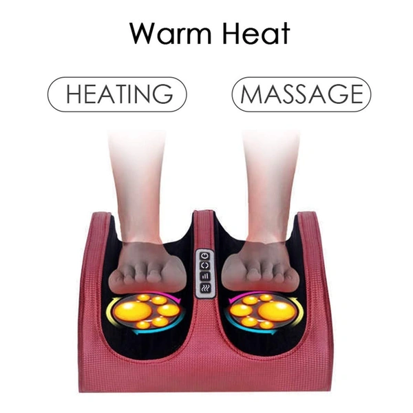 Leg Foot Massage Machine with Heat - Heated Spa Therapy for Relaxation and Pain Relief