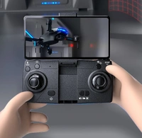X6 4K Dual Camera Foldable RC Drone with GPS, 500m Range, 1km Distance, and Smart Return - Single Battery