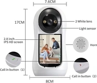 1080P WiFi Security Camera with Motion Detection | Night Vision | 128GB Support | Home & Office Surveillance