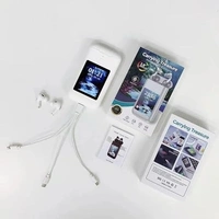 TWS Earphones with 2.8 inch HD Touch Screen, 8000mAh Power Bank, Active Noise Cancellation | Earphones + Power Bank + 2.8 Multimedia Screen, Three-in-one