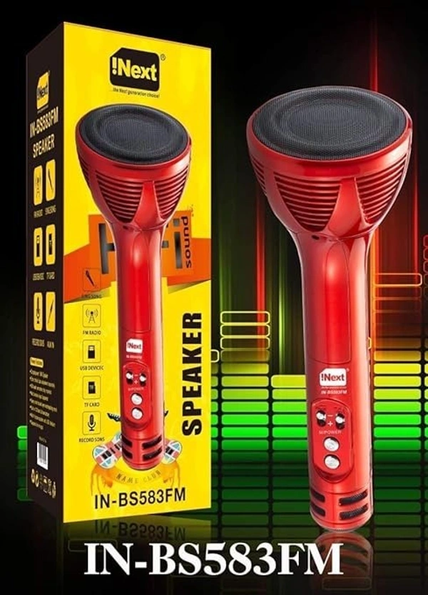 Bluetooth Portable Mic with Speaker for Karaoke Singing/Audio Recording and Multi Functional Use