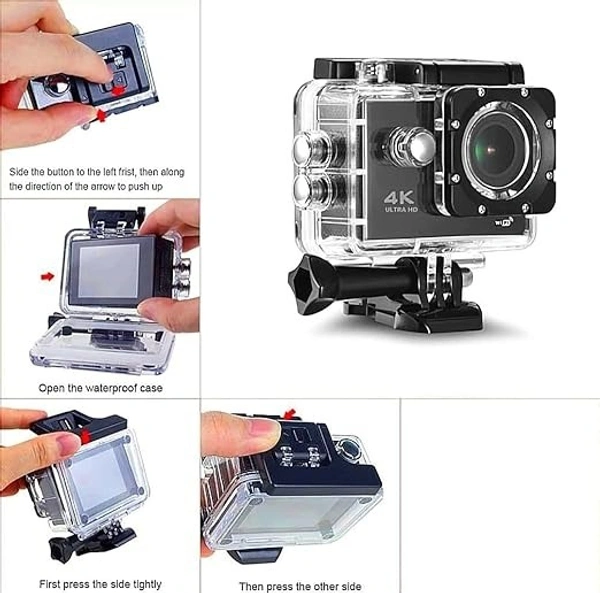 Waterproof 4K Sports Camera WiFi Anti-shake Action Camera Camcorder Go Pro Type