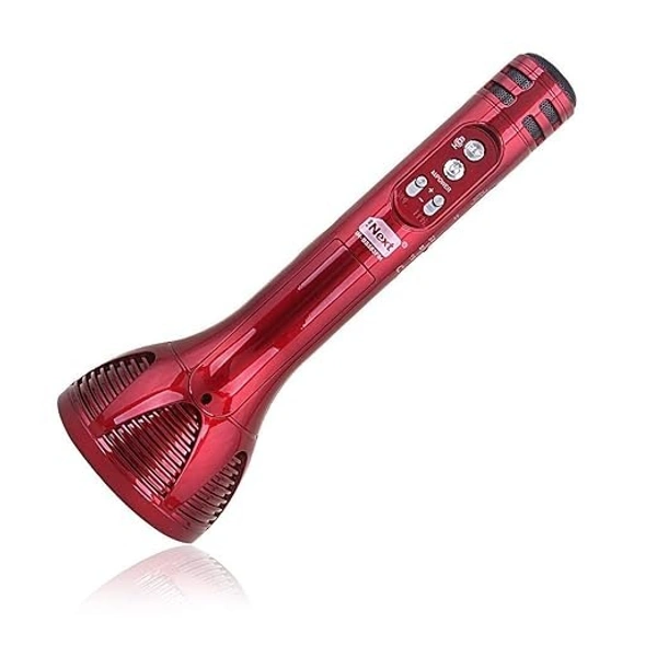 Bluetooth Portable Mic with Speaker for Karaoke Singing/Audio Recording and Multi Functional Use