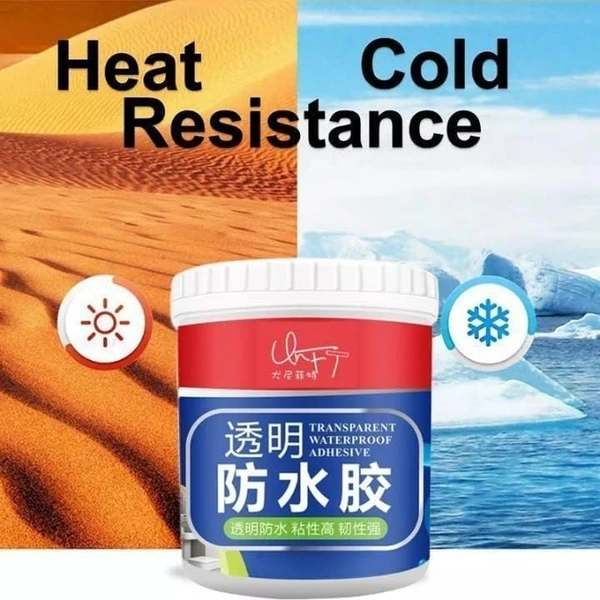Buy 1 Get 1 Free ( 2 PCS) Roof Water Leakage Solution, Waterproof Glue, Waterproof Coating, Roof Waterproofing, Water Proof Glue, Crack Seal, Liquid Rubber for Waterproofing, Wall Glue