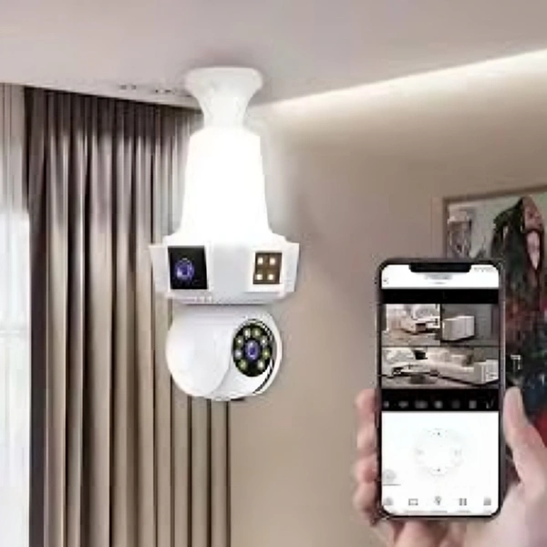 Triple Lens Wireless IP Camera | AI Human Detection & Baby Monitor