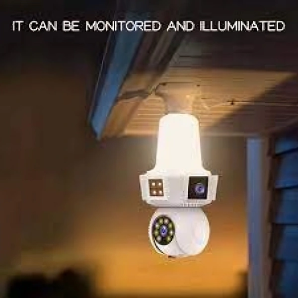 Triple Lens Wireless IP Camera | AI Human Detection & Baby Monitor