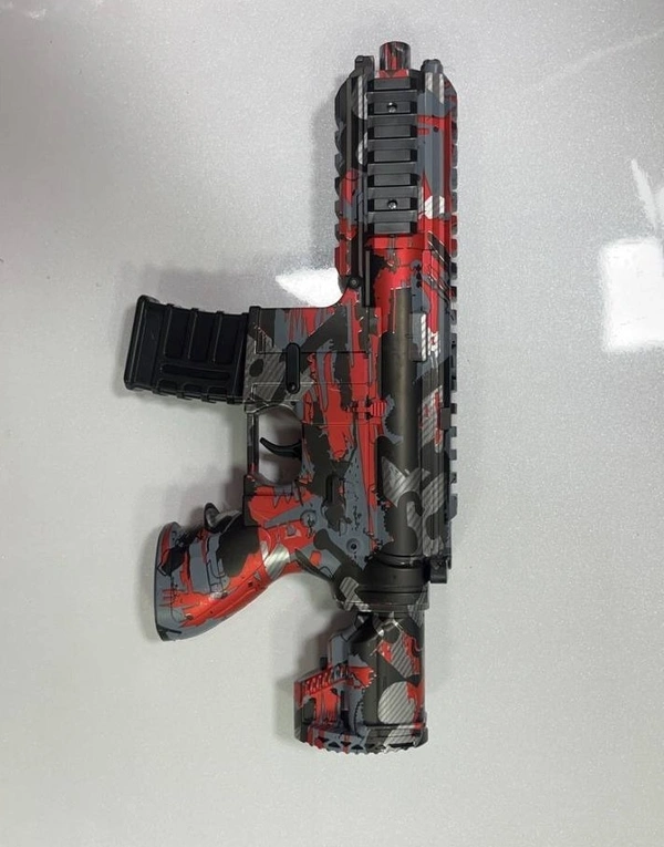 Electric M416 Water Gun Small Balls Blaster, Continuous Shooting, 55 Feet Range, Battery-Powered