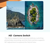 Drones H16 Professional  RC Brushless Drone Camera HD Wifi Fpv Photography Foldable Quadcopter  DUEL BATTERY DUEL CAMERA