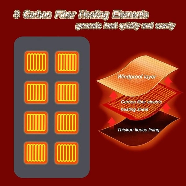 Electric Heated Gloves – Washable, Insulated, and Cold-Proof with Adjustable Temperature