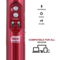 Bluetooth Portable Mic with Speaker for Karaoke Singing/Audio Recording and Multi Functional Use