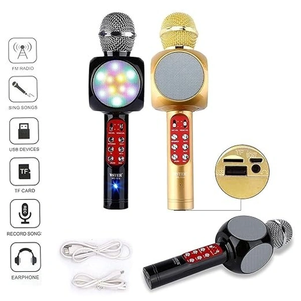 Figta WS-1816 Wireless Bluetooth Karaoke Microphone Speaker Player Home KTV for Phone