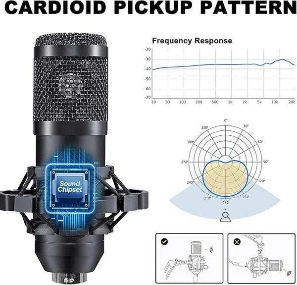 Professional recording stand Microphone