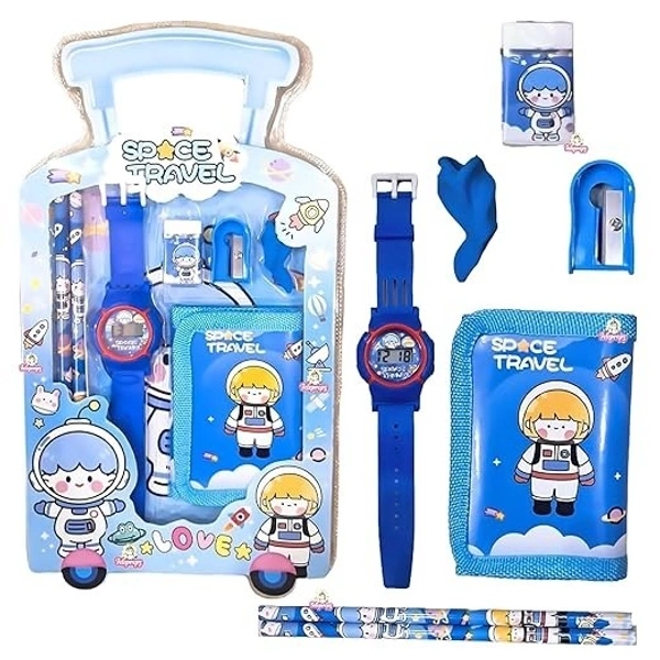 Premium Stationery Gift Set – Summer Blue Collection