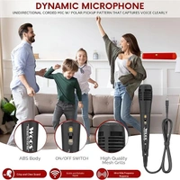 WOOS Portable Bluetooth Soundbar | Rechargeable Speaker with FM, USB, TF Card, AUX & Wired Mic Support