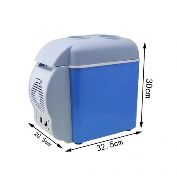 7.5L Mini Car Refrigerator | 12V Portable Car Fridge with Cooling and Warming Functions, Dual Use Electric Cooler for Travel and Vehicle