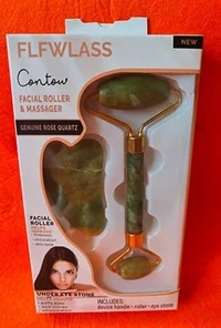 Jade Double Headed Roller or Facial Massage Roller