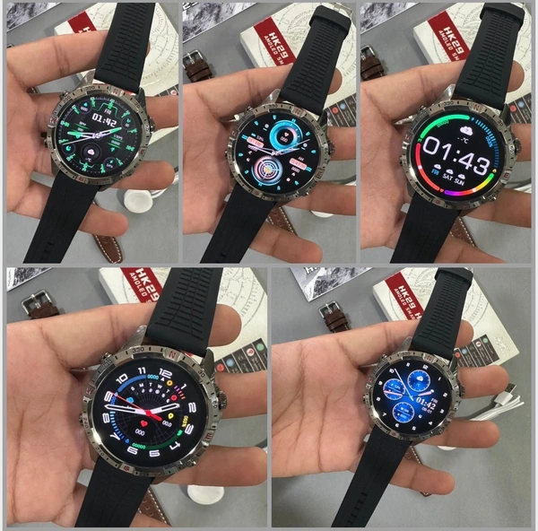 HK29 HERO AMOLED Smartwatch – Round Dial, ChatGPT, IP67 & Magnetic Fast Charging