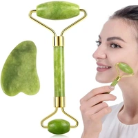 Jade Double Headed Roller or Facial Massage Roller