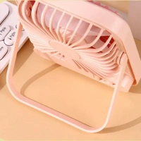 UN1QUE Portable Clip on Fan Battery Operated, Powerful USB Table Fan, Rechargeable Fan, USB Air Cooler, USB Air Freshener