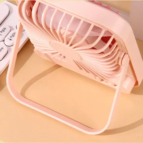 UN1QUE Portable Clip on Fan Battery Operated, Powerful USB Table Fan, Rechargeable Fan, USB Air Cooler, USB Air Freshener