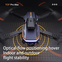 P18 Pro Drone 8K GPS HD Triple Camera Optical Flow Positioning Obstacle Avoidance HD Photography Foldable Quadcopter Drone   2 Battery 3 Camera