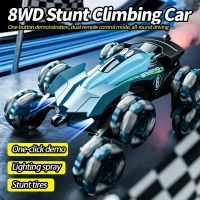 Toys Stunt Racer with Spray Function | 360° Stunt RC Car with LED Lights