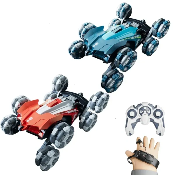 Toys Stunt Racer with Spray Function | 360° Stunt RC Car with LED Lights