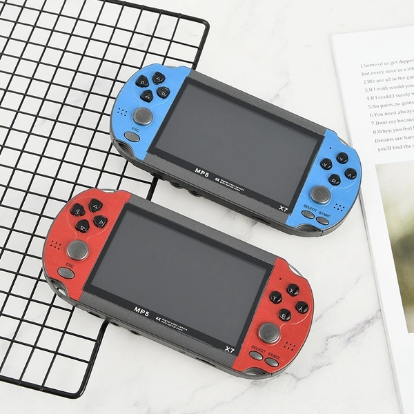 X7 Handheld Mini MP5 Game Console – Built-in Games, Multimedia Player, Portable Design