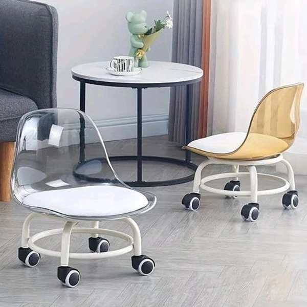 360° Rotatable Transparent Chair | Small Space-Saving Chair for Adults & Kids