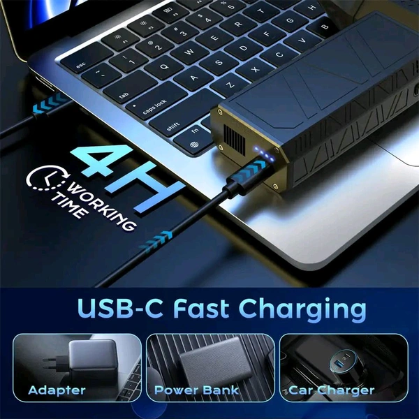 Handheld Motor Jet Fan Mini Dust Blower Cleaning Tool With USB