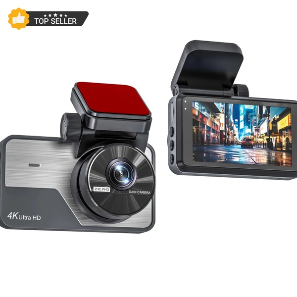 Y06 4K | 4K WiFi Dual Lens Dash Cam – Front & Rear Car DVR Camera with Night Vision, Loop Recording, G-Sensor & Parking Mode