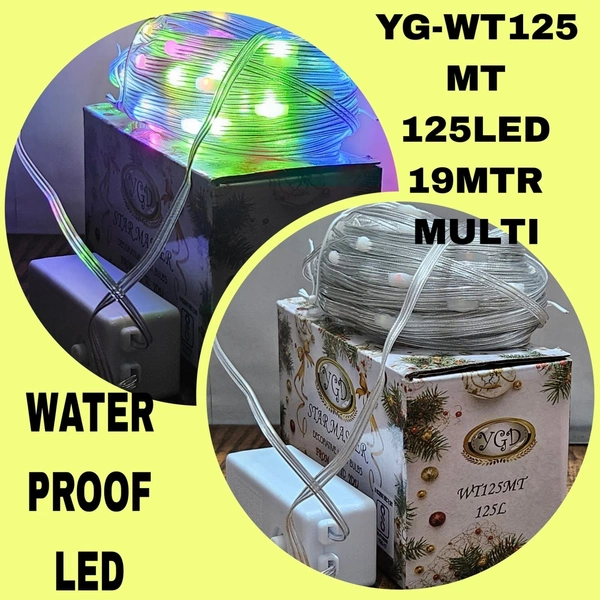 YG-WT125 MT 125LED 19MTR MULTI STAR  WATER PROOF LED