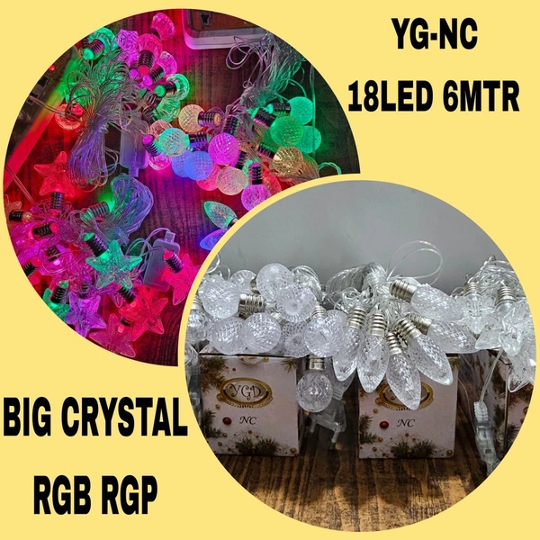 YG-8BG18 NC  18LED 6MTR YGD NC NC BIG CRYSTAL RGB RGP