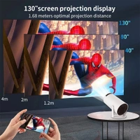 HY300 Pro Android 4K Smart Projector Portable MINI 1080P WIFI 200ANSI TV Home Theater Cinema HDMI Projector