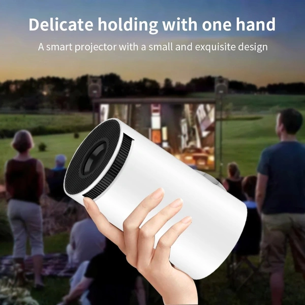HY300 Pro Android 4K Smart Projector Portable MINI 1080P WIFI 200ANSI TV Home Theater Cinema HDMI Projector